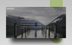 Universe Flat Bootstrap Responsive Web Template