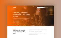 Diner Website Template