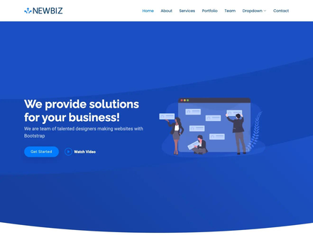 NewBiz - Bootstrap Corporate Business Template | BootstrapMade