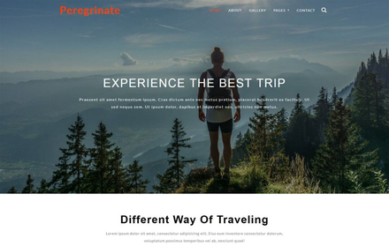 Peregrinate Travel Category Bootstrap Responsive Web Template