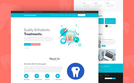 Dental Health a Medical Category Flat Bootstrap Responsive Web Template