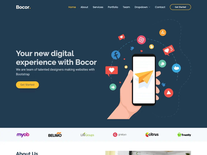 Bocor - Bootstrap template with nice animation | BootstrapMade