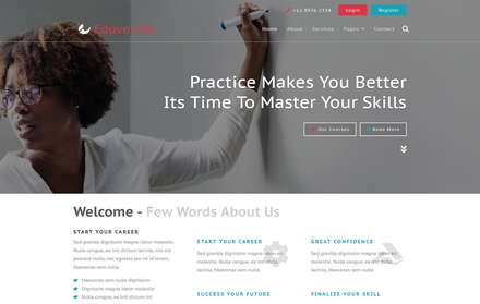 Eduversity Education Category Bootstrap Responsive Web Template.