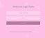 Welcome Login Form Responsive Widget Template