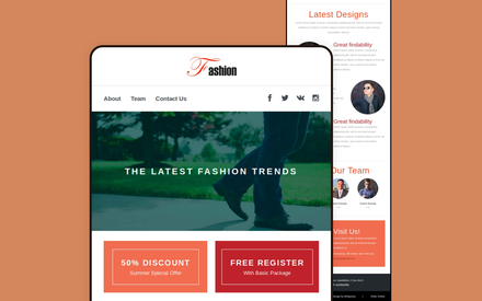 Fashion a Newsletter Template