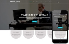 Associate a Corporate Business Category Flat Bootstrap Responsive Website Template