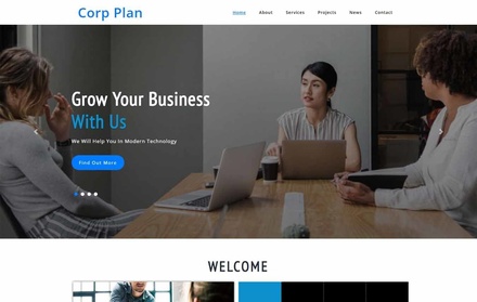 Corp Plan a Corporate Category Bootstrap Responsive Web Template.