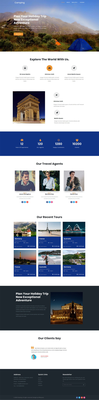 Camping a Travel Category Bootstrap Responsive Web Template