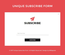 Unique Subscribe Form a Flat Responsive Widget Template