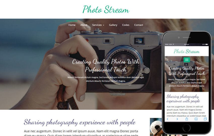 Photo Stream a Photo gallery Flat Bootstrap Responsive Web Template