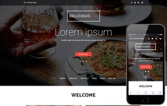 Delicious Food a Hotels Category Bootstrap Responsive Web Template