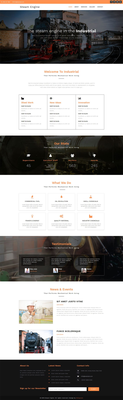 Steam Engine an Industrial Category Bootstrap Responsive Web Template