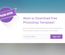 Flat Popup Email Subscription Design Template