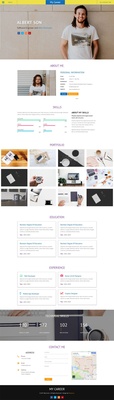 My Career a Personal Website Flat Bootstrap Responsive Web Template