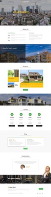 Land Mark – Real Estate Bootstrap Responsive Web Template