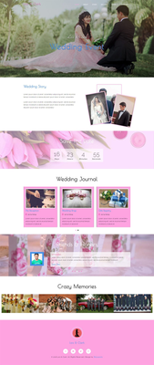 Lois & Clark a Wedding Category Bootstrap Template