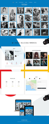 PhotoWall Photo Gallery Category Bootstrap Responsive Web Template.