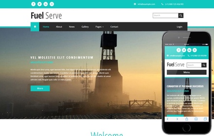 Fuel Serve an Industrial Category Flat Bootstrap Responsive Web Template