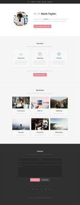 Exclusive a Personal Category Bootstrap Responsive Web Template