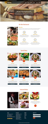 Roasting a Restaurant Category Flat Bootstrap Responsive web Template