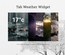 Tab Weather Widget Flat Responsive Widget Template