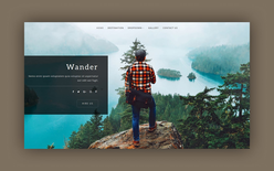 Wander a Travel Category Flat Bootstrap Responsive Web Template