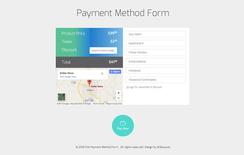 Payment Method Form Responsive Widget Template