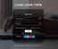 Clean Login Form a Flat Responsive Widget Template