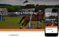 Horse Riding Sports Category Bootstrap Responsive Web Template