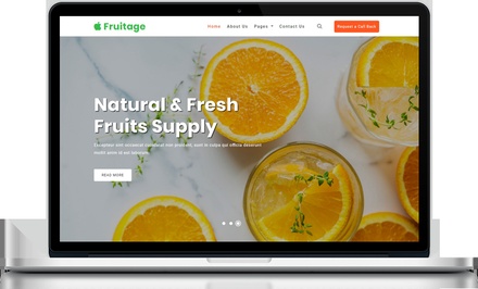 Fruitage Agriculture Category Bootstrap Responsive Web Template.