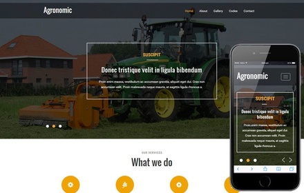 Agronomic a Agriculture Category Flat Bootstrap responsive Web Template