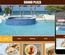 Grand Plaza web template and mobile website template for Restaurants and hotels