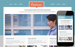 Customer a Corporate Portfolio Flat Bootstrap Responsive web template