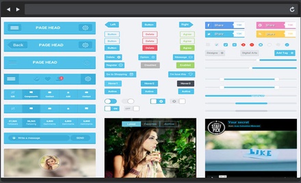 Blocky UI Kit a Flat Bootstrap Responsive Web Template