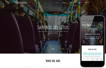 Passengers a Transportation Category Bootstrap Responsive Web Template