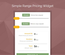 Simple Range Pricing Widget Flat Responsive Widget Template