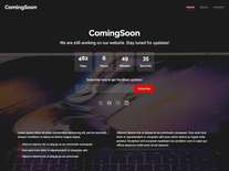 ComingSoon - Free Under Construction Bootstrap Template | BootstrapMade