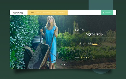 Agro Crop Agriculture Category Bootstrap Responsive Web Template.