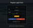 Popular Login Form Widget Flat Responsive Widget Template