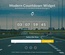 Modern Countdown Widget a Flat Responsive Widget Template