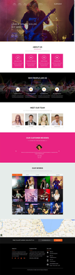 Euphony A Entertainment Category Flat Bootstrap Responsive Web Template