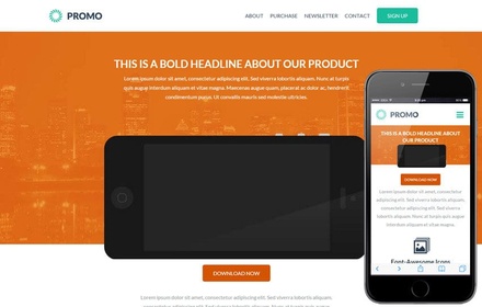 Promo a landingpage Multipurpose Flat Bootstrap Responsive Web Template