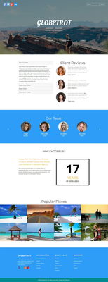 Globetrot Travel Category Bootstrap Responsive Web Template