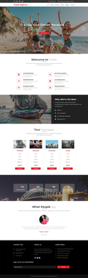 Travel Agency Travel Category Bootstrap Responsive Web Template