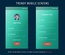 Trendy Mobile Screens Responsive Widget Template