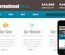 New International Media web and Mobile website template for free