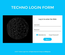 Techno Login Form a Flat Responsive Widget Template