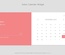 Exton Calendar Responsive Widget Template