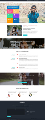 E progress an Education Category Bootstrap Responsive Web Template