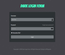 Dark Login Form Responsive Widget Template